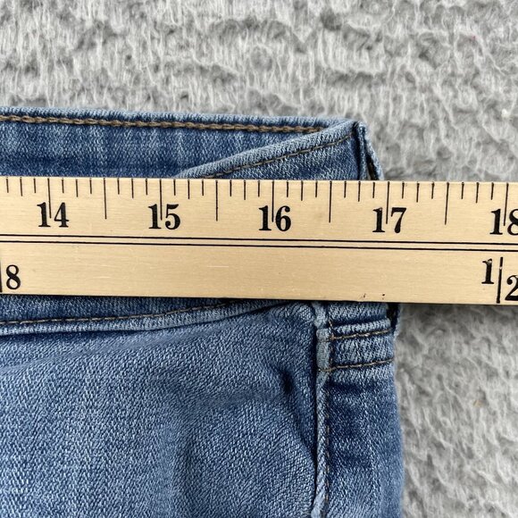 Levi's 711 Jeans Womens 16 W Blue Skinny Mid Rise Denim - Picture 4 of 9